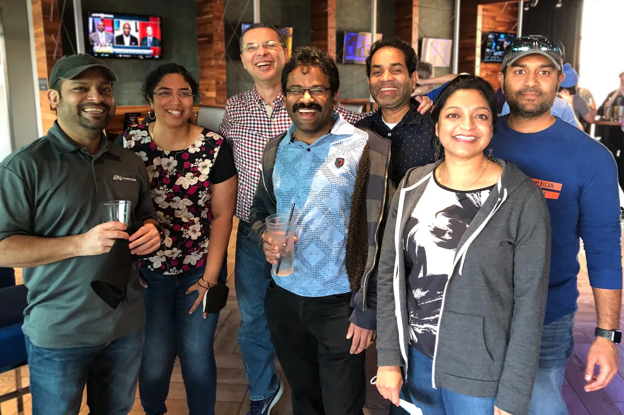 EAI Technologies team at a company event
